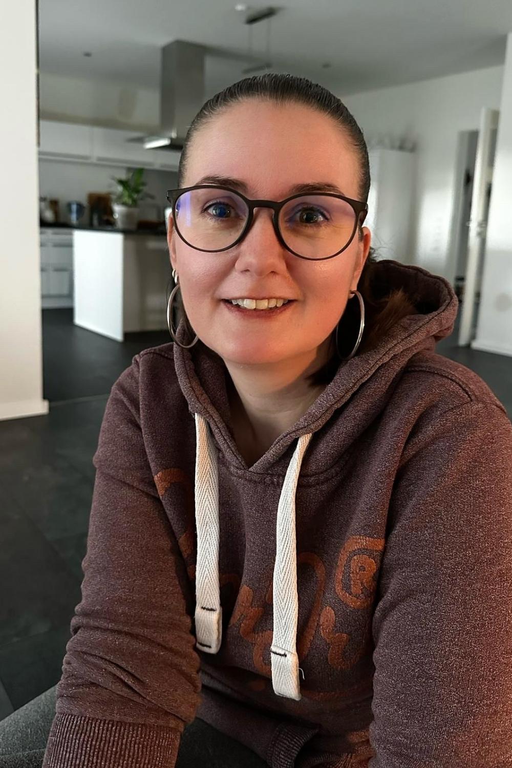 Schnappschuss von der Designerin Bianca Pinn