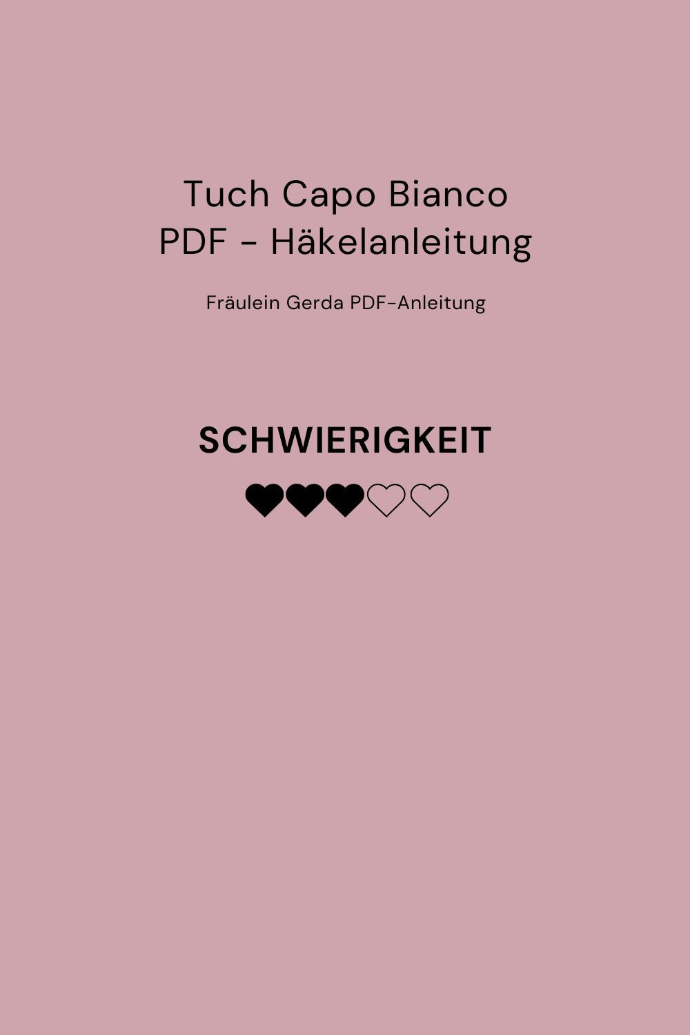 Tuch Capo Bianco (Küsten Kollektion) als PDF-Downoad, Schwierigkeitsgrad: 4 von 5 Punkten