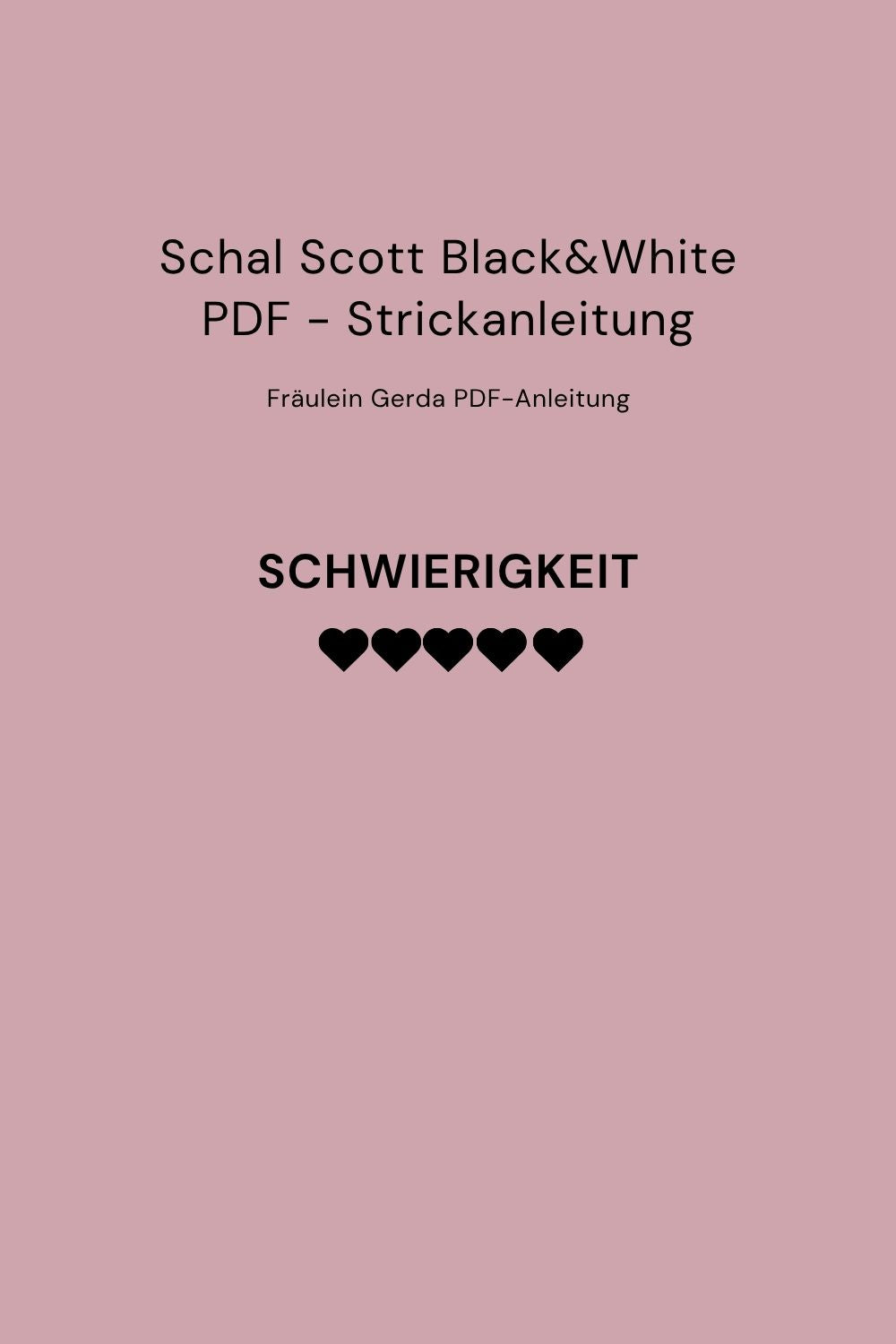 Schal Scott Black&White