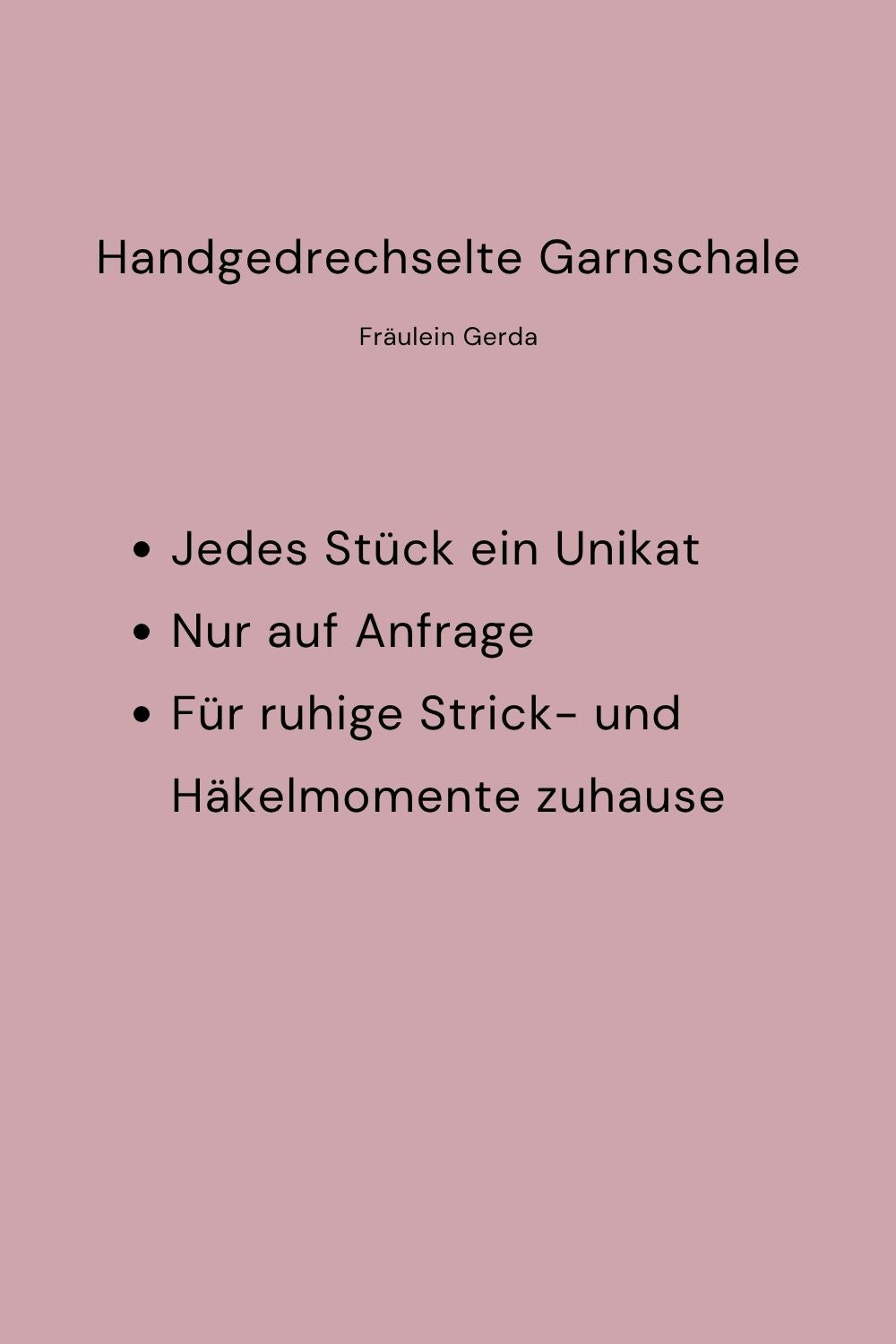 Text: Handgedrechselte Garnschale, jedes Stück ein Unikat, nur auf Anfrage, für ruhige Strick- und Häkelmomente zuhause
